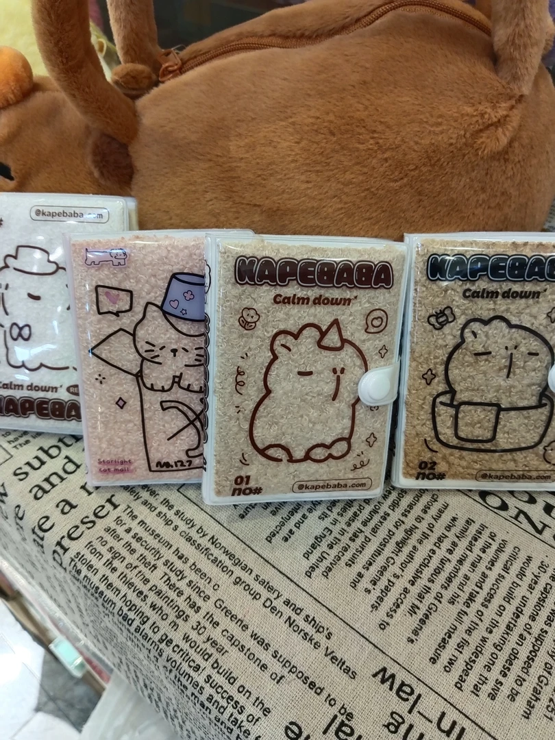 伊莎儿72K毛绒防水皮超软防水胶套本内页白纸多款任选2本