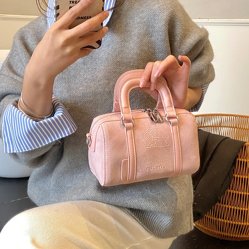 高级感手提小拎包2025新休闲单肩包通勤斜挎包适合短期出差的女包