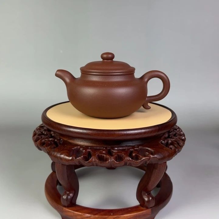 底槽青茶壶仿古壶200 cc全手工制作