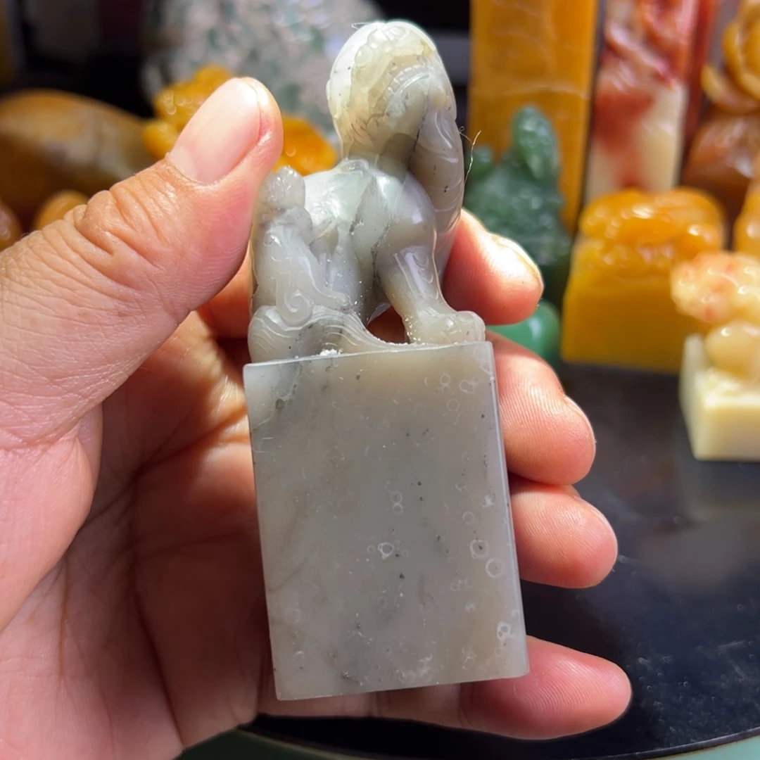 寿山石寿山高山环冻