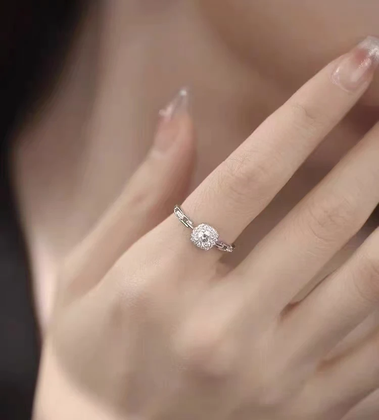 《高端定制》方包链条阿斯切 1.0ct