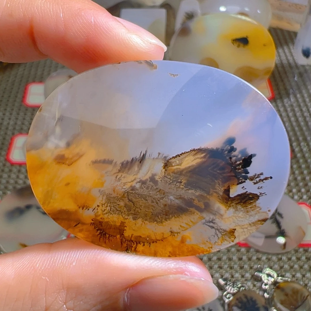 玛瑙/玉髓颈饰合金