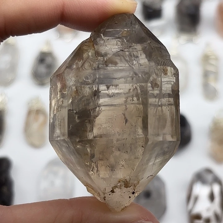 颈饰未镶嵌水晶茶闪灵钻手握/摆件61mm+