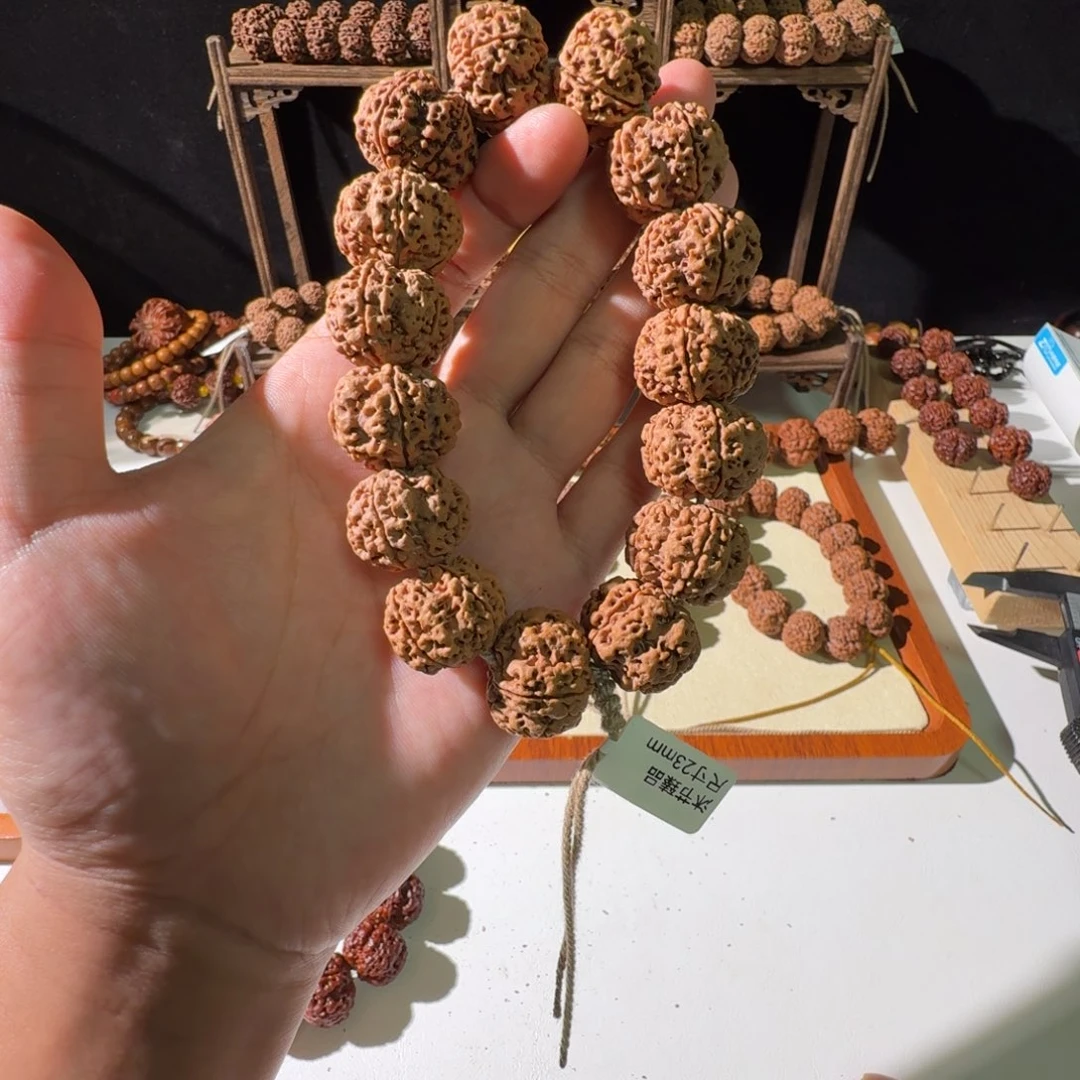 金刚菩提手串23尺寸原生态超头