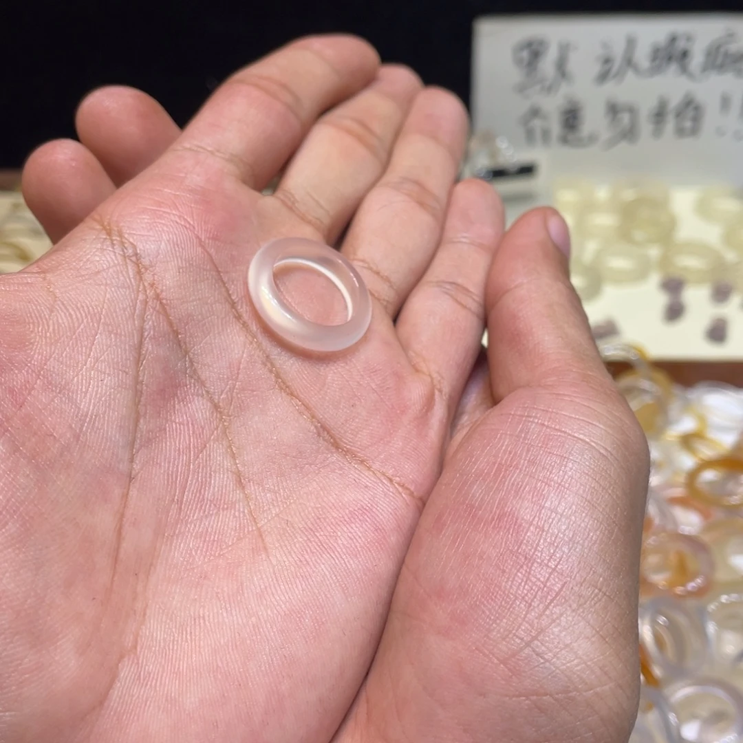玛瑙/玉髓未镶嵌戒指46号港10