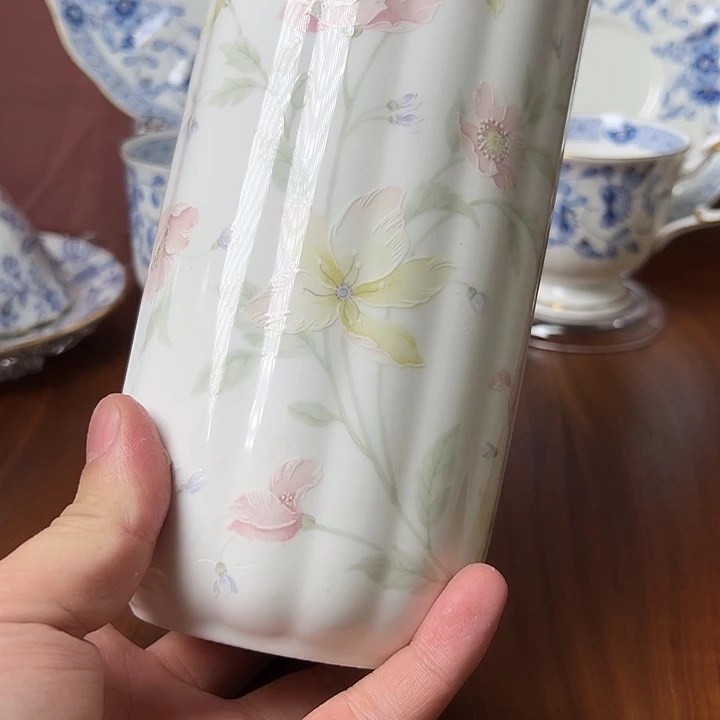 杯日本进口陶瓷杯蝶