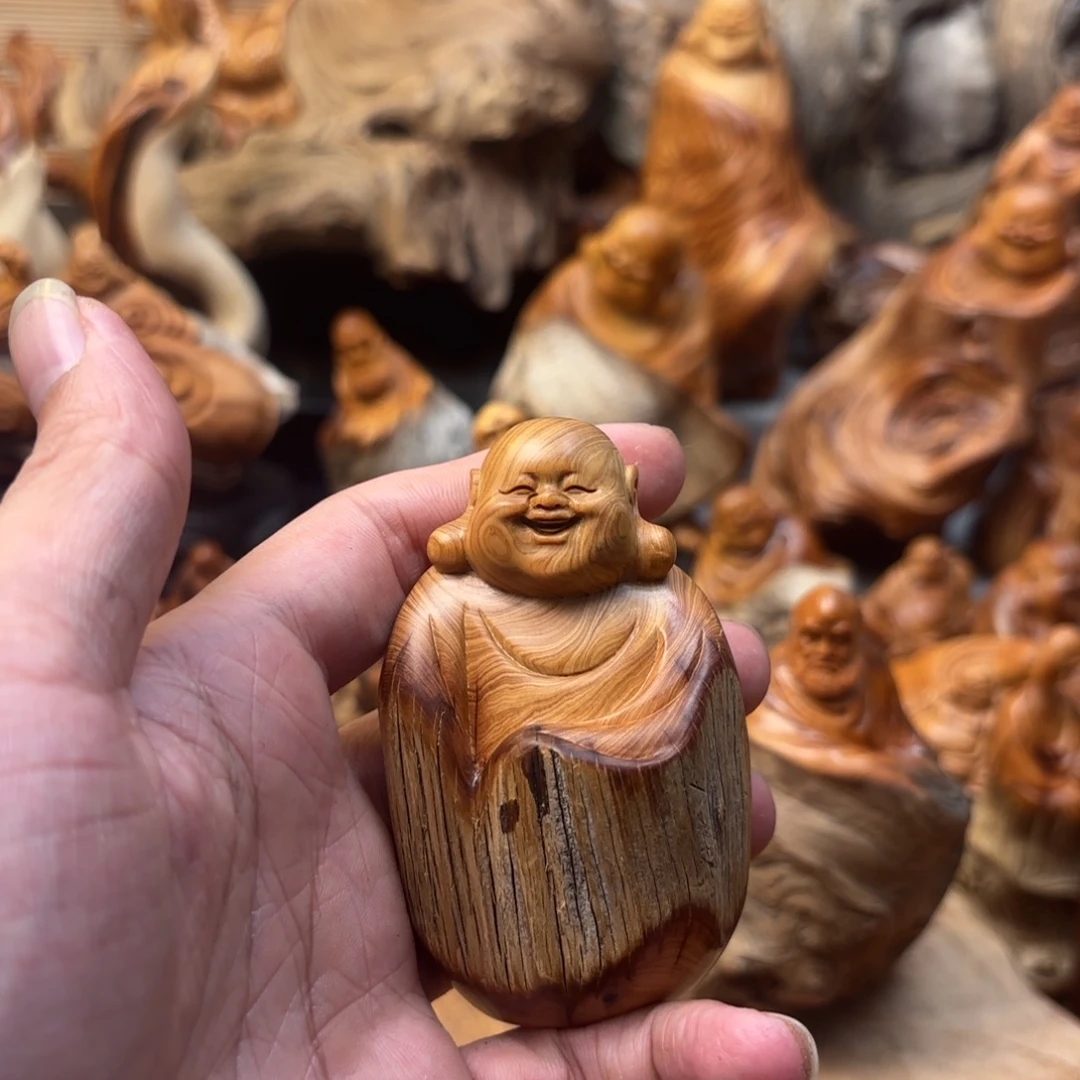 景***丰柏木太行崖柏手工雕刻