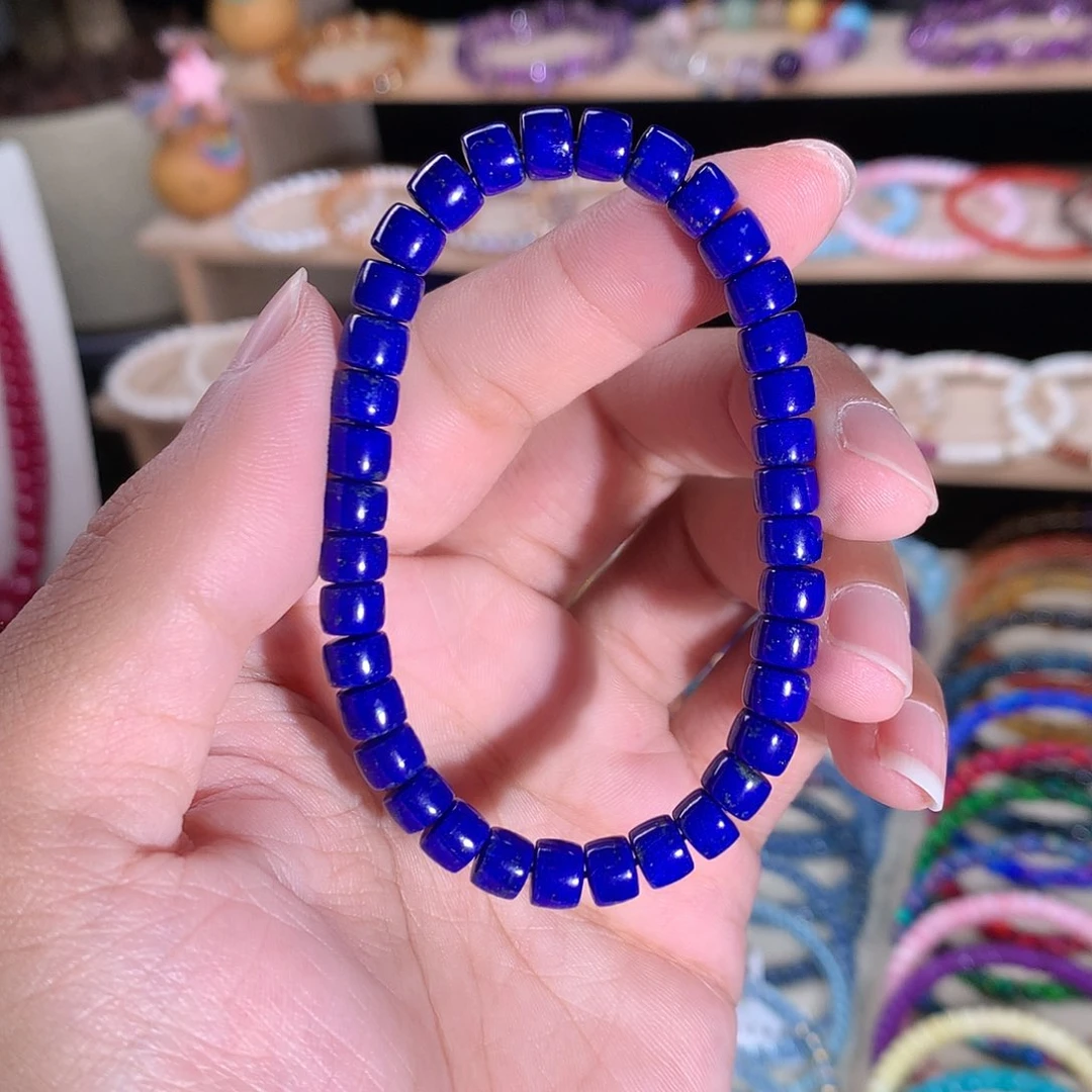 未镶嵌青金石手串精工药片青金石6mm