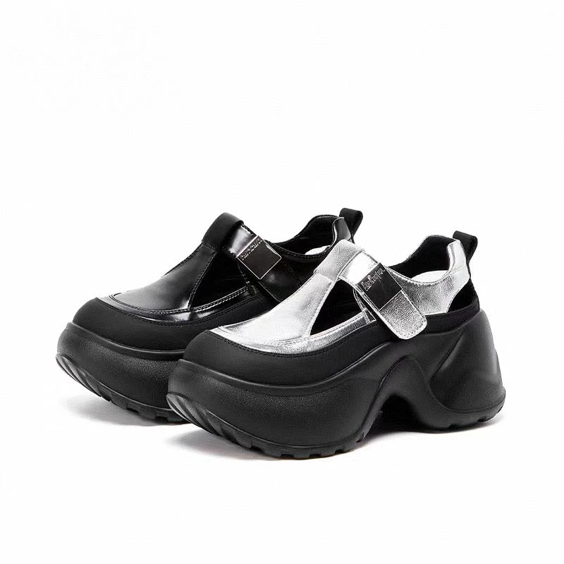 【燕】欧货包头半拖鞋女外穿2025夏季新款厚底休闲增高懒人凉拖鞋