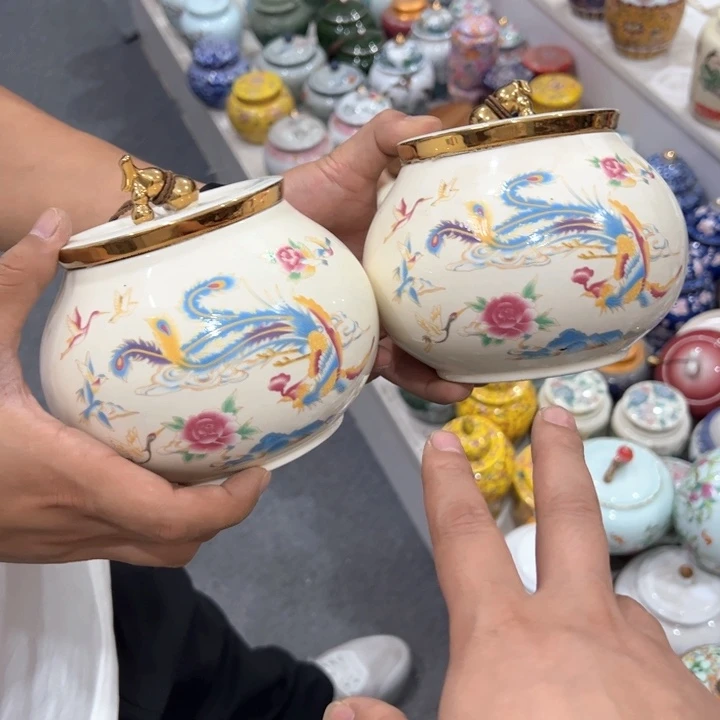 瑕疵福利品陶瓷茶叶罐