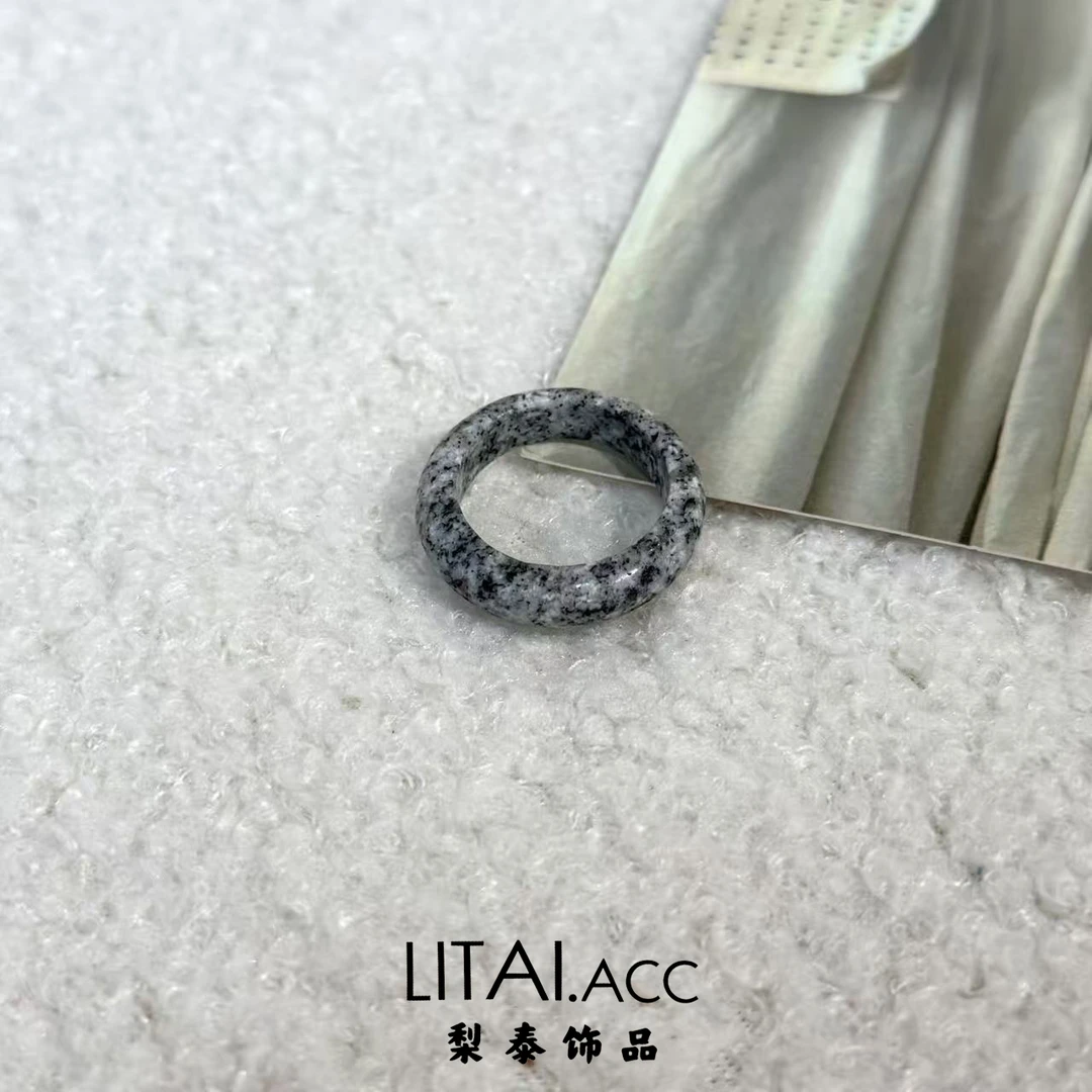 非金属树脂戒指 青花手工个性百搭精美指环新款上新戒指