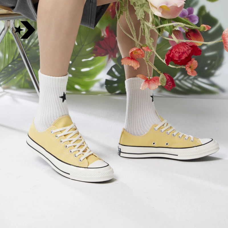 【流光风】匡威1970S男女低帮休闲板鞋落叶黄黄色A10528C