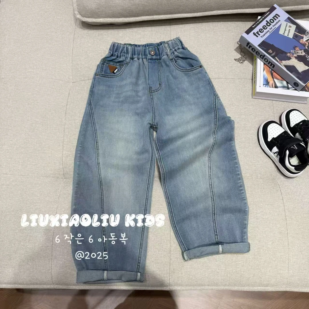 杭州六小六正版BY LIUXIAOLIU夏季儿童牛仔裤19900