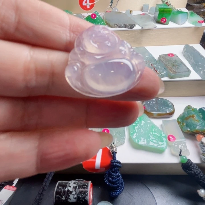 颈饰未镶嵌翡翠天然翡翠
