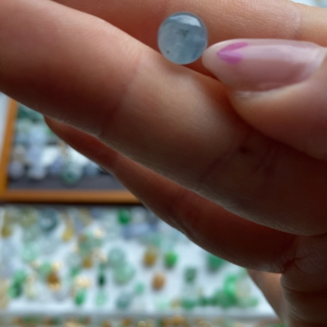 未镶嵌手链翡翠买断价 星空蓝