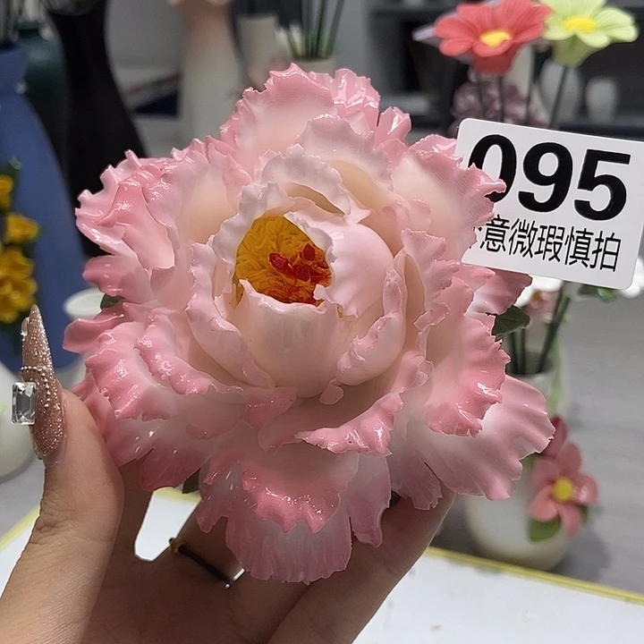 陶瓷纯手工捏花设计