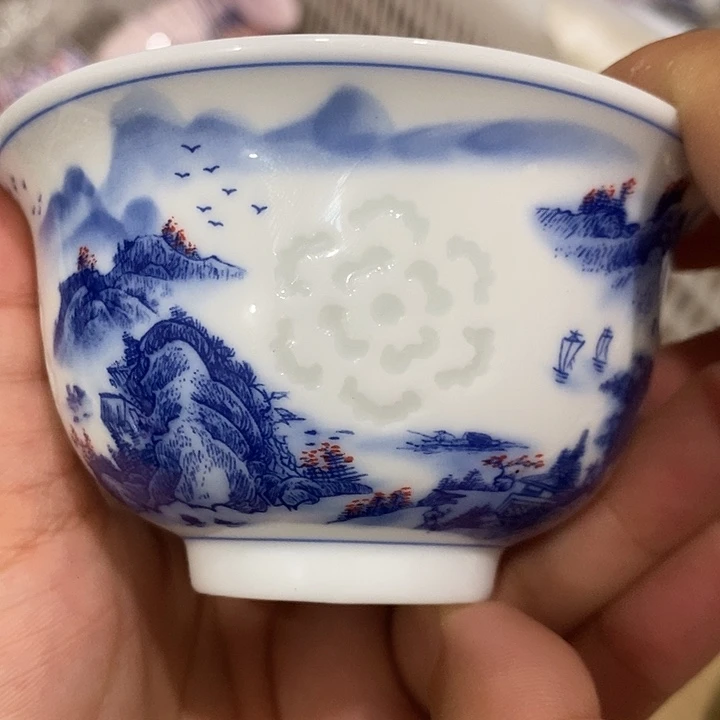 摆件景德镇陶瓷主人杯1344