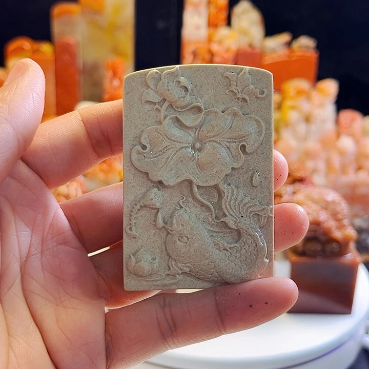 青田石印石今天我在你身边