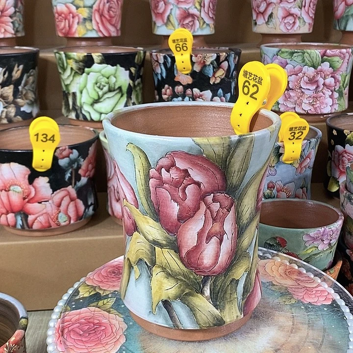 景德镇精品瑶晨美盆12/16.5