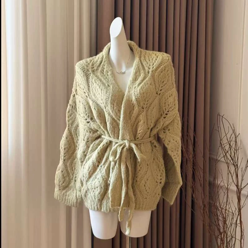 B轮b8【Milk cream奶油欧包】长袖粗针织衫