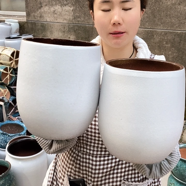 紫砂花盆正品口17高22