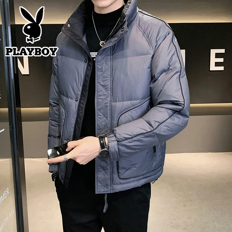 2025秋冬季新款男士羽绒服百搭立领青年时尚保暖韩版御寒潮流外套