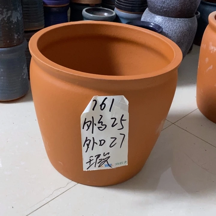 粗陶红陶绿植花盆761
