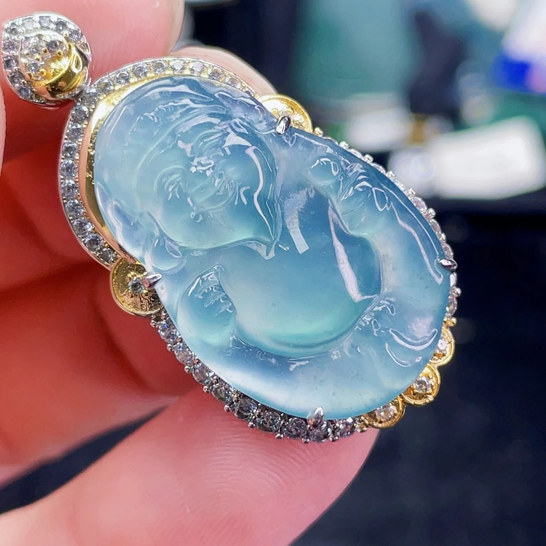 翡翠未镶嵌颈饰206