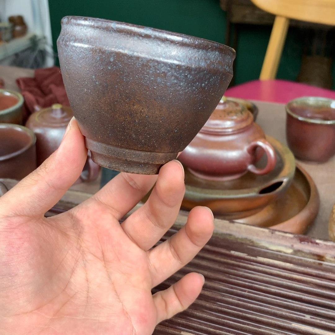 紫砂柴烧纯自然柴烧