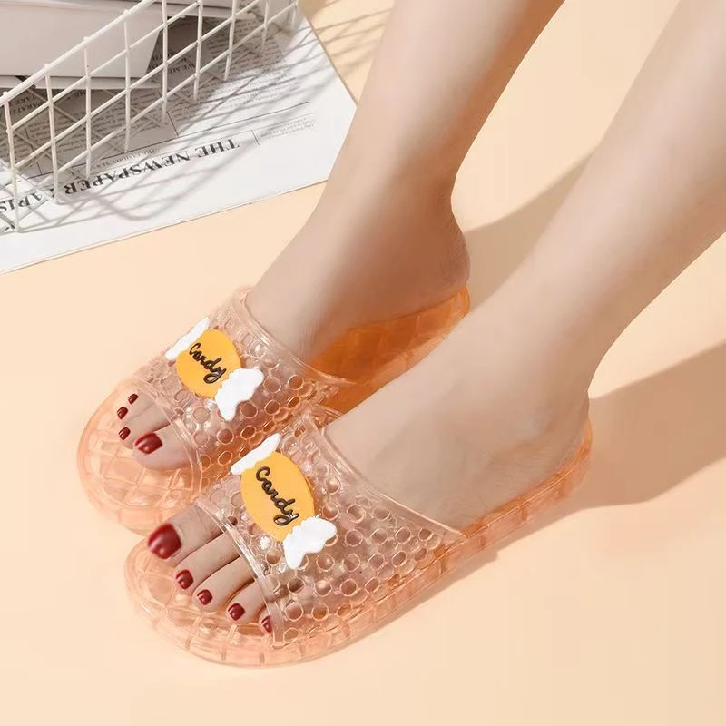 水晶拖鞋女夏季气质凉拖鞋居家室内浴室情侣拖鞋凉拖女外穿新款