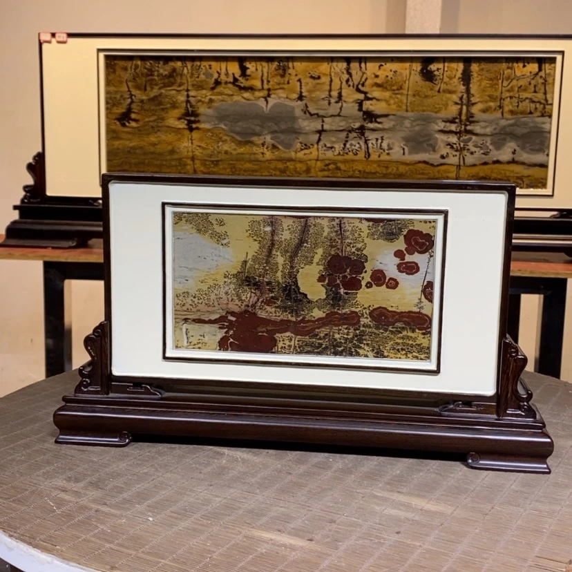 【闪购商品】广西国画石草花石