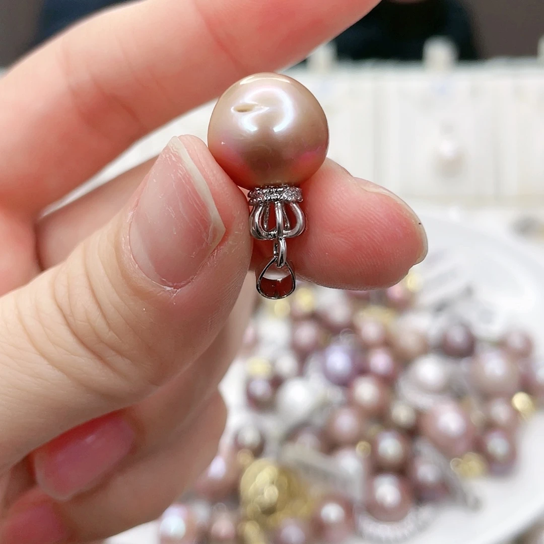 淡水珍珠吊坠(不含链)未镶嵌