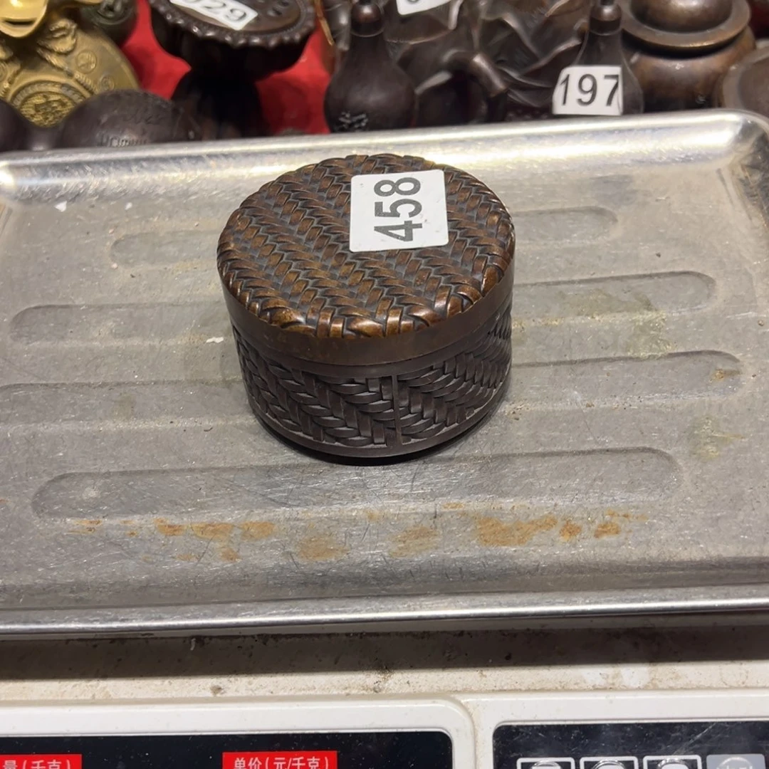 林***生黄铜摆件，文房摆件