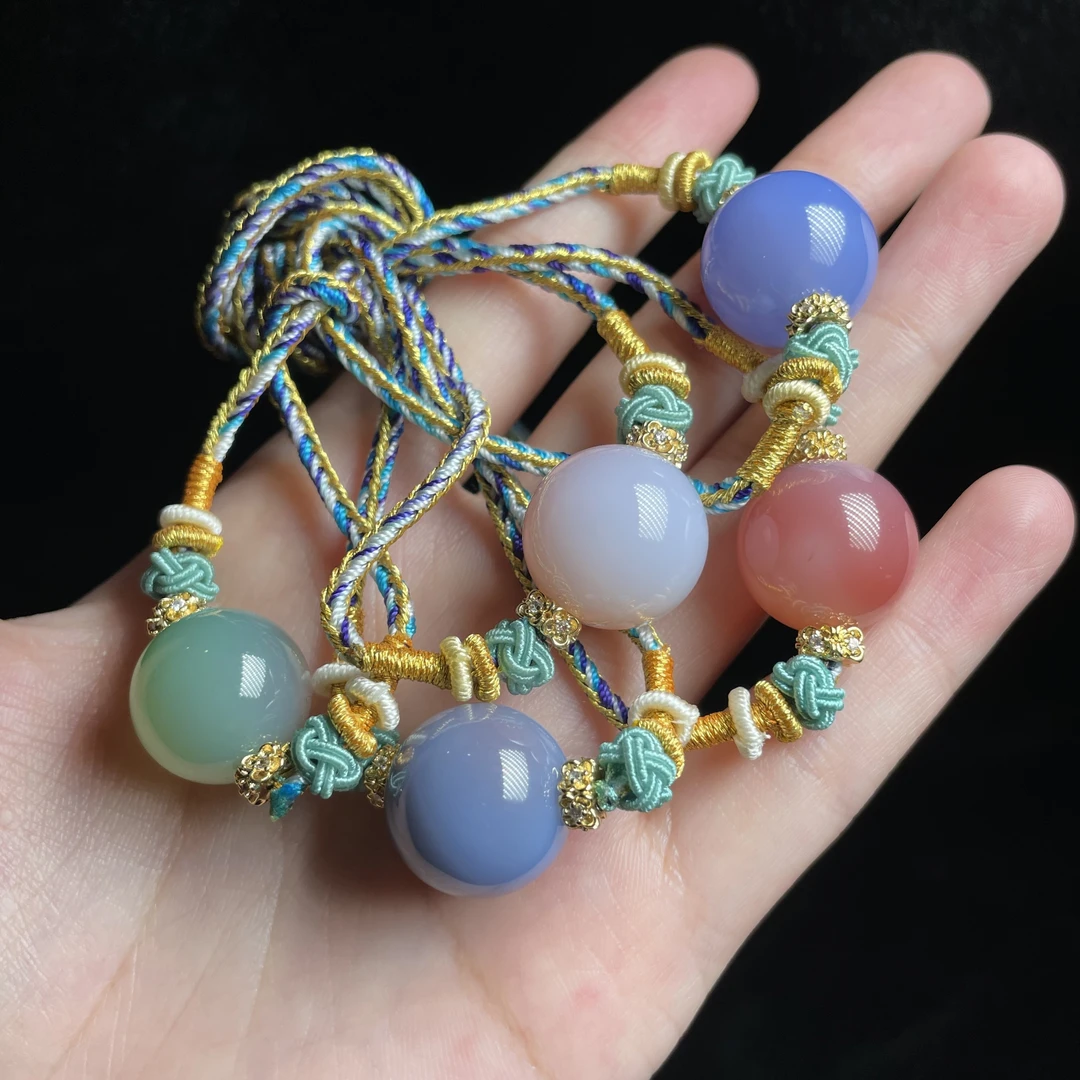 【玉总专属】盐源圆珠锁骨链多样性发一B040169