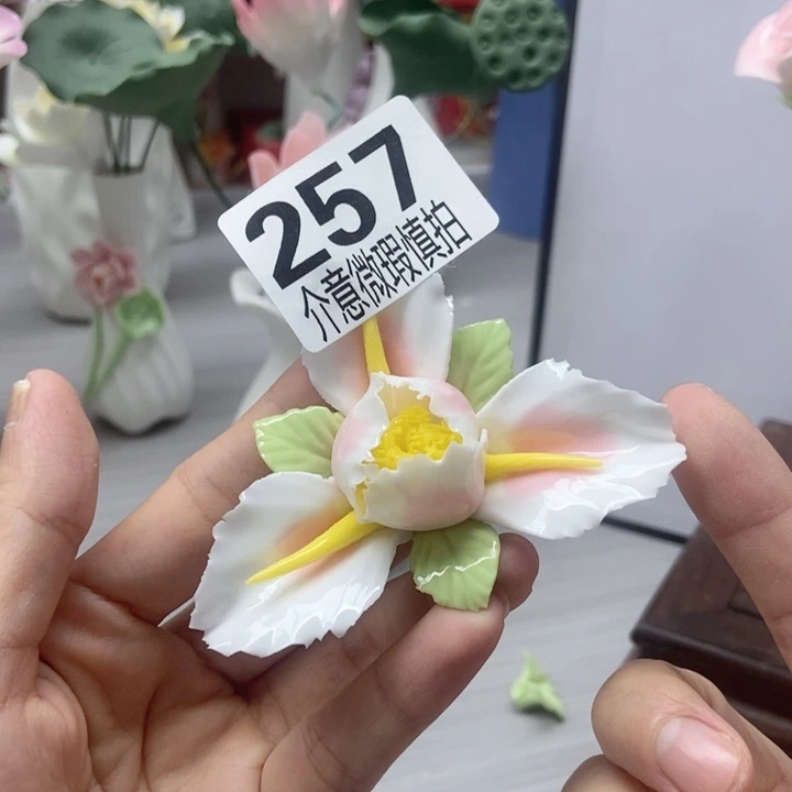 陶瓷手工制作陶瓷花