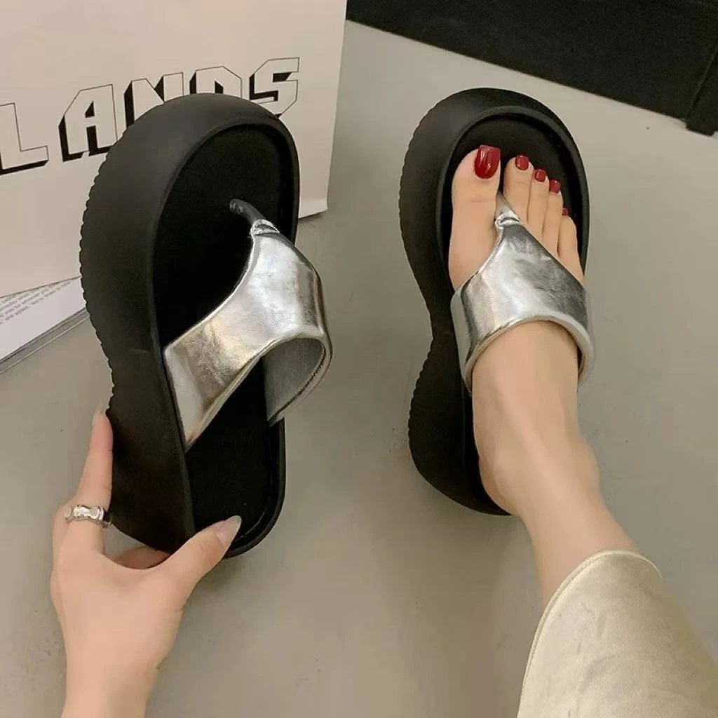 夏休闲款法式拖鞋女新款配裙子仙女风拖鞋U315