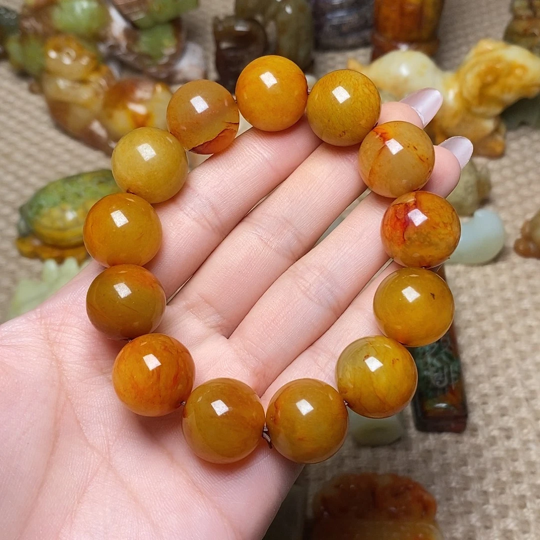未镶嵌蛇纹石玉颈饰