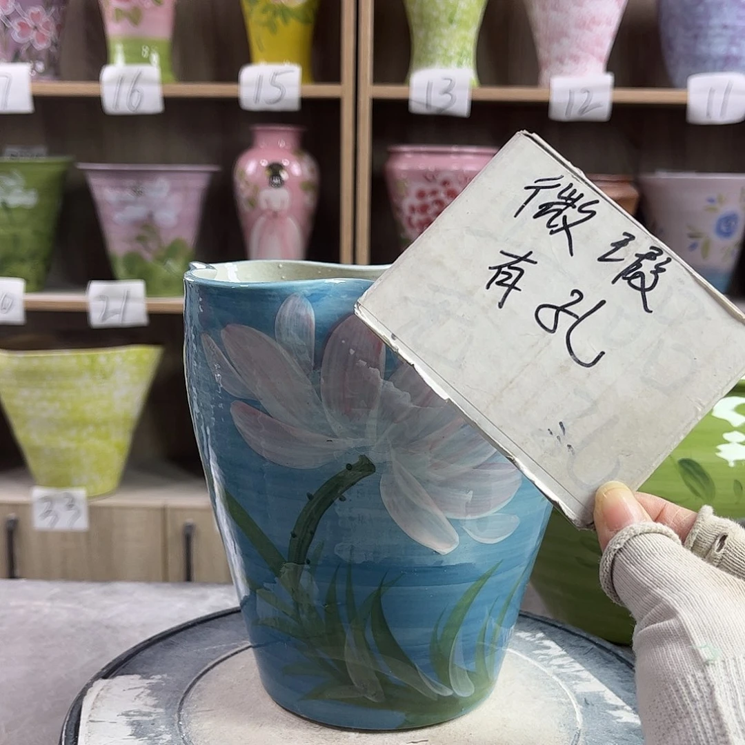 景德镇陶瓷花盆花盆