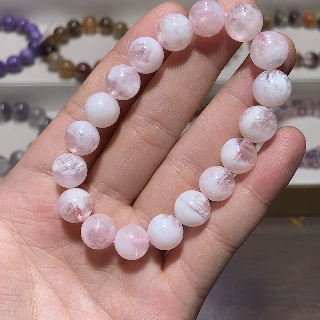 手链水晶未镶嵌粉雪花幽灵11.5