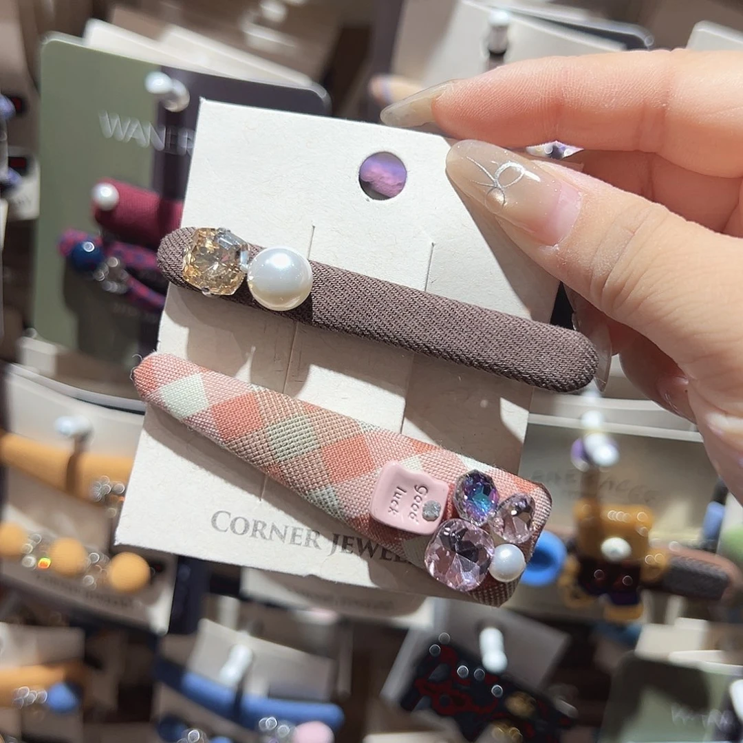 非金属西柚粉掰掰鸭夹