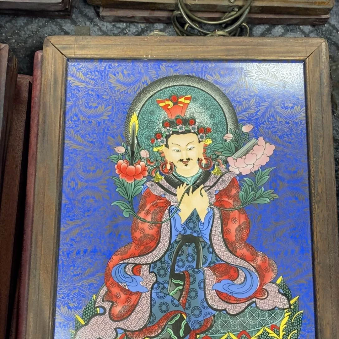 瓷片37*28厘米景德镇瓷板画柴窑烧制