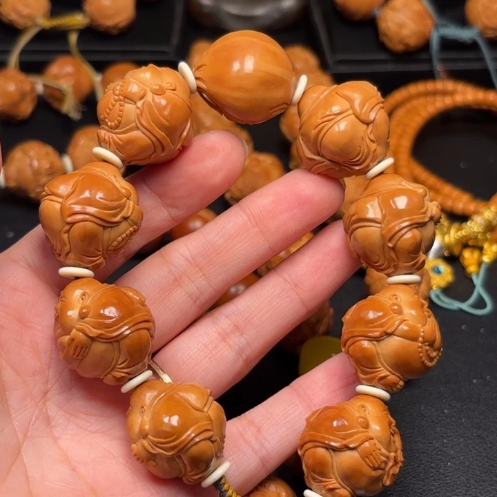 橄榄核手串/手链卡*龙手串