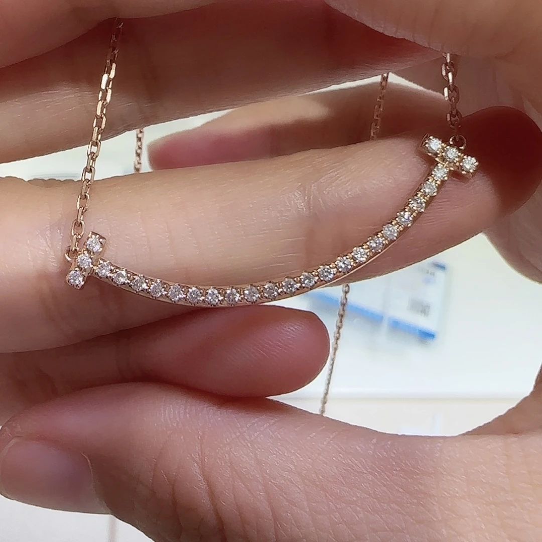 套链18K金镶嵌天然钻石