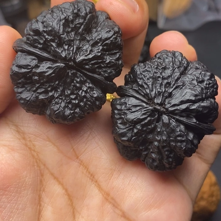 把件文玩核桃40尺蝴蝶蟾