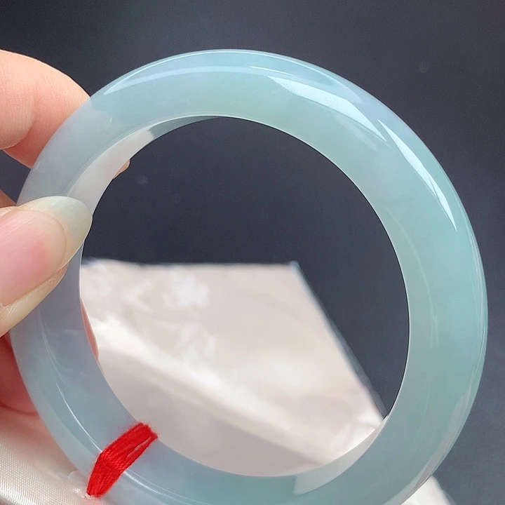 翡翠未镶嵌手镯57圈口