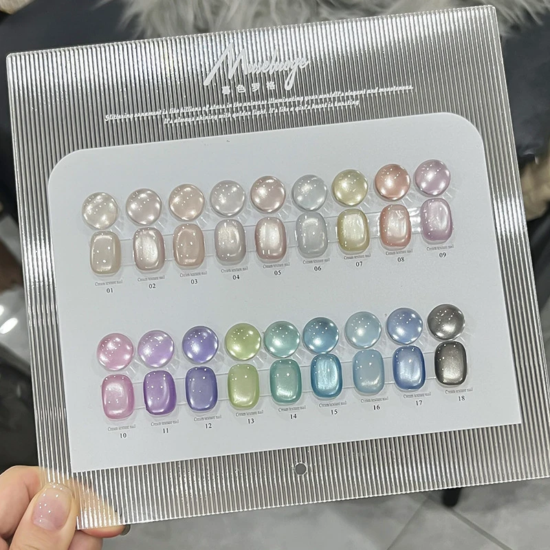 暮色罗格新款水嫩猫眼甲油胶升级超亮磁粉2025年百搭爆闪显白美甲