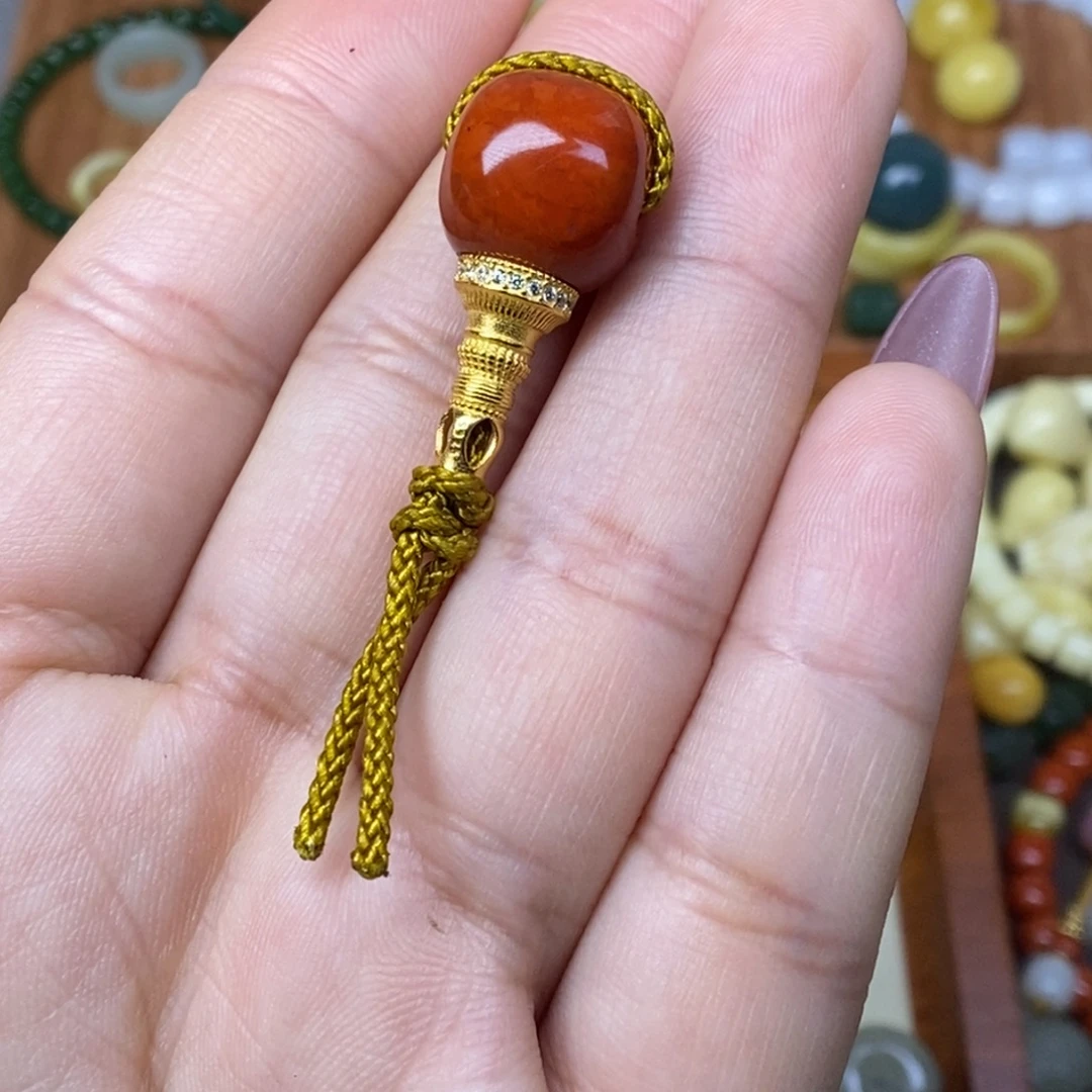 昌***玛瑙/玉髓合金戒指12➕