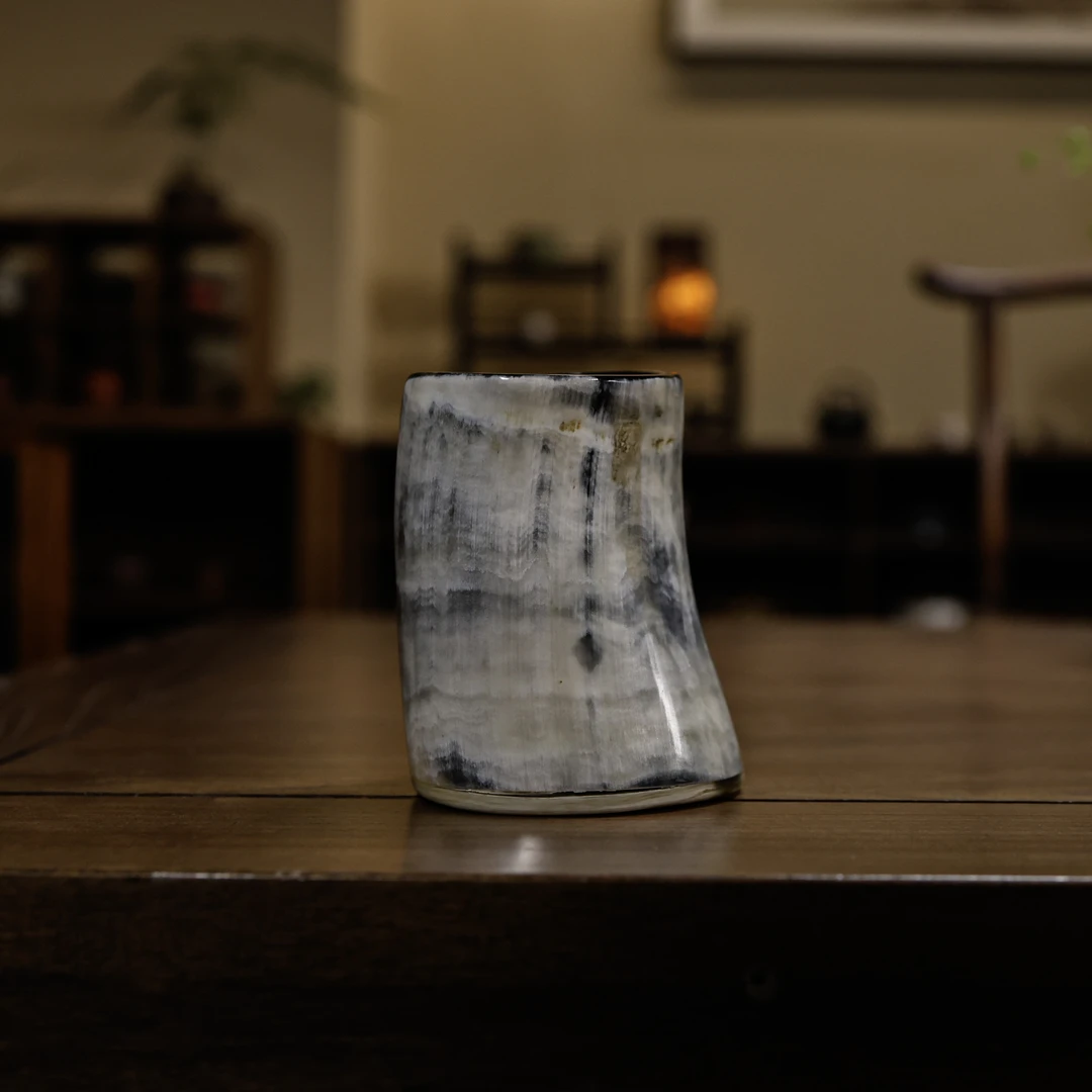 【风禾】牛角茶道筒（春季云南典藏9039）