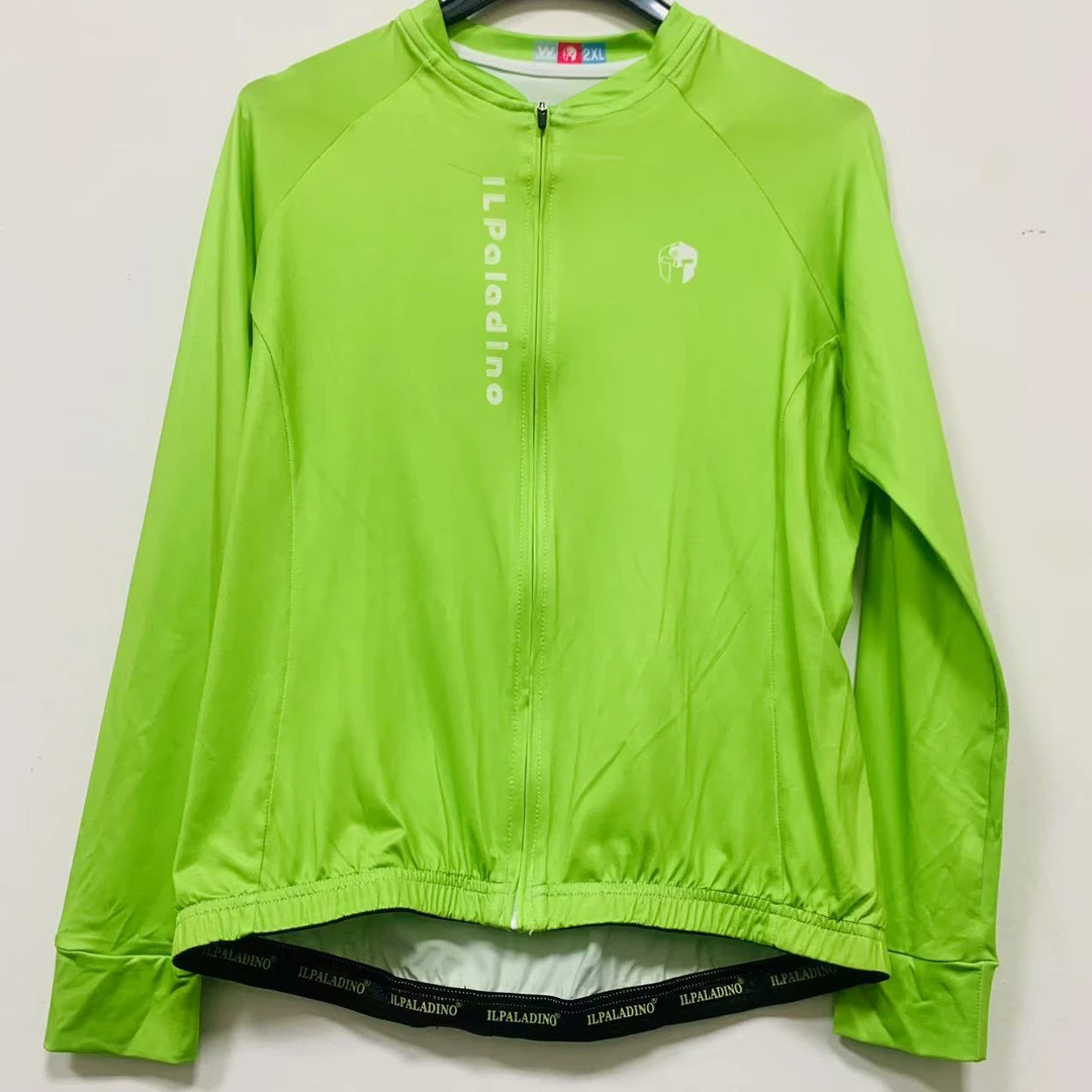 SQ 1157【绿色牛奶丝长袖女士 】ILPALADINO专业版骑行服户外