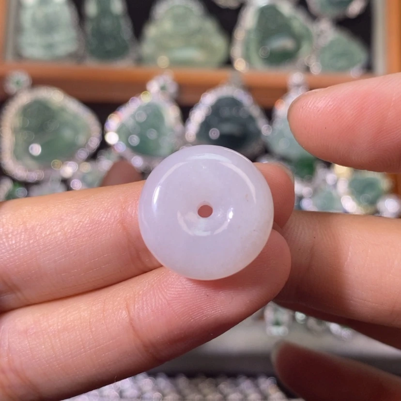 【闪购商品】翡翠未镶嵌颈饰天然